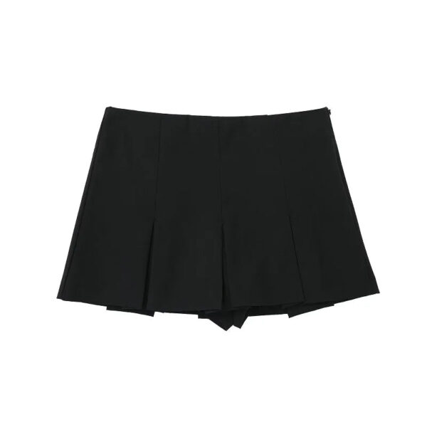 High-Waist Pleated Mini Skort High-Waist Pleated Mini Skort