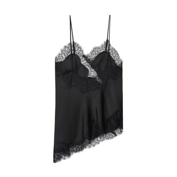 Black Lace Camisole Backless Top Black Lace Camisole Backless Top