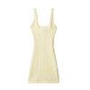 Backless Knit Slim-Fit Mini Dress Backless Knit Slim-Fit Mini Dress