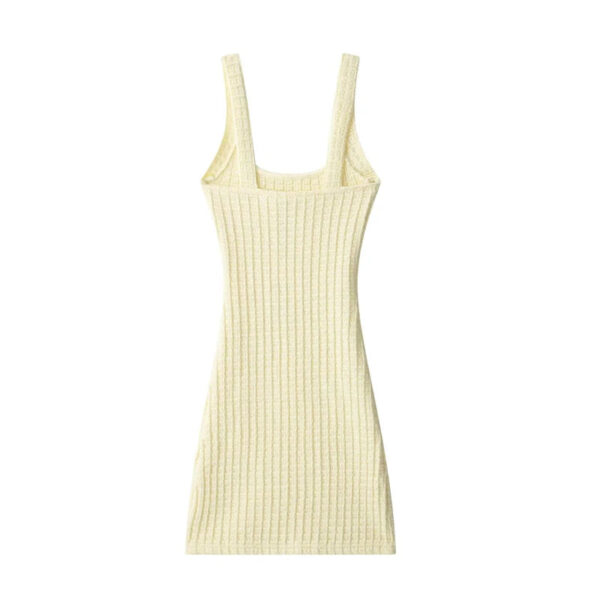 Backless Knit Slim-Fit Mini Dress Backless Knit Slim-Fit Mini Dress