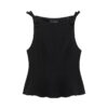 Elegant Off-Shoulder Bow Sleeveless Top