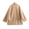 Oversized Long Trench Coat Bomber Jacket