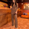 Sheer Sequin Wide-Leg Pants Sheer Sequin Wide-Leg Pants
