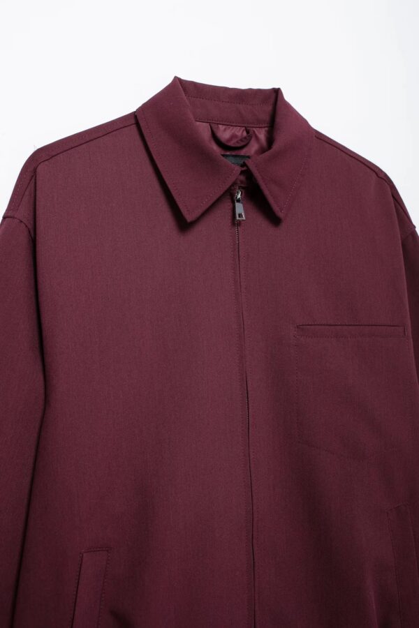 Minimalist High-Street Zipper Bomber Jacket Minimalist High-Street Zipper Bomber Jacket