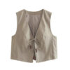 V-Neck Tailored Bow-Tie Vest V-Neck Tailored Bow-Tie Vest