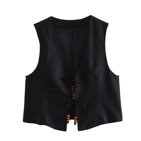 V-Neck Tailored Bow-Tie Vest V-Neck Tailored Bow-Tie Vest