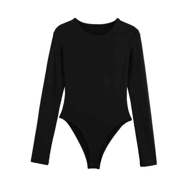 Sculpted Long-Sleeve Minimalist Bodysuit Sculpted Long-Sleeve Minimalist Bodysuit
