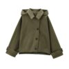 Hooded Trench Coat Windbreaker Hooded Trench Coat Windbreaker