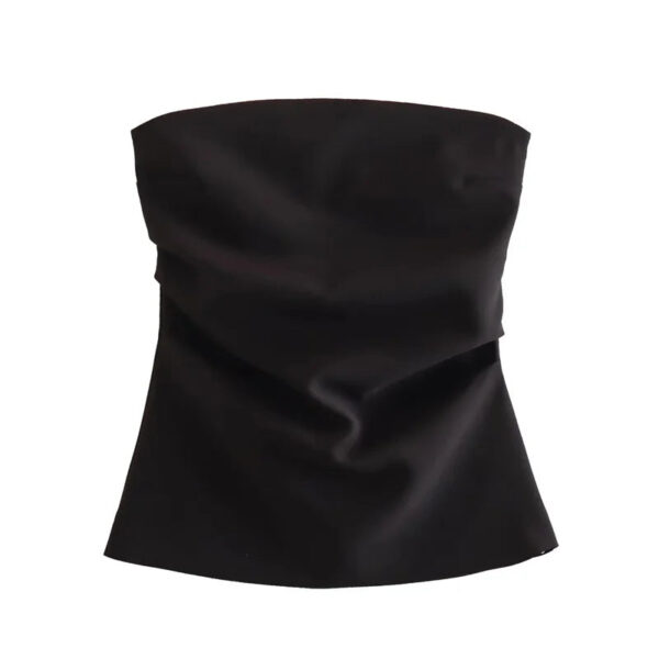 Off-Shoulder Ruched Backless Corset Crop Top Off-Shoulder Ruched Backless Corset Crop Top