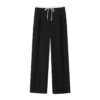 High Waist Pleated Wide Leg Pants with Pockets