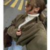 Chic Suede Oversized Bomber Jacket Chic Suede Oversized Bomber Jacket
