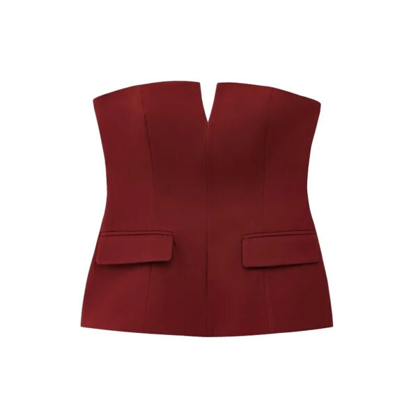 Strapless Backless Off-Shoulder Crop Top
