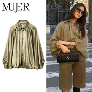 Oversized Ruched High-Street Bomber Jacket Oversized Ruched High-Street Bomber Jacket