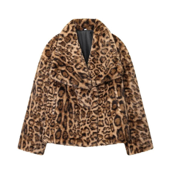 Plush Luxe Faux Fur Turn-Down Collar Jacket Plush Luxe Faux Fur Turn-Down Collar Jacket