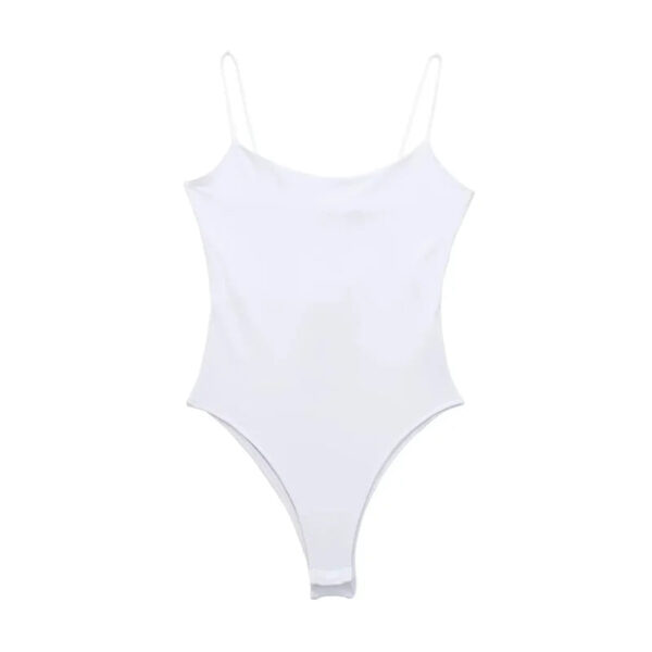 Backless Bodysuit with Sculpted Fit Backless Bodysuit with Sculpted Fit