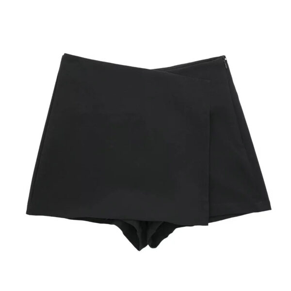 Asymmetric Waist Mini Skort