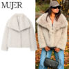 Plush Luxe Faux Fur Turn-Down Collar Jacket Plush Luxe Faux Fur Turn-Down Collar Jacket