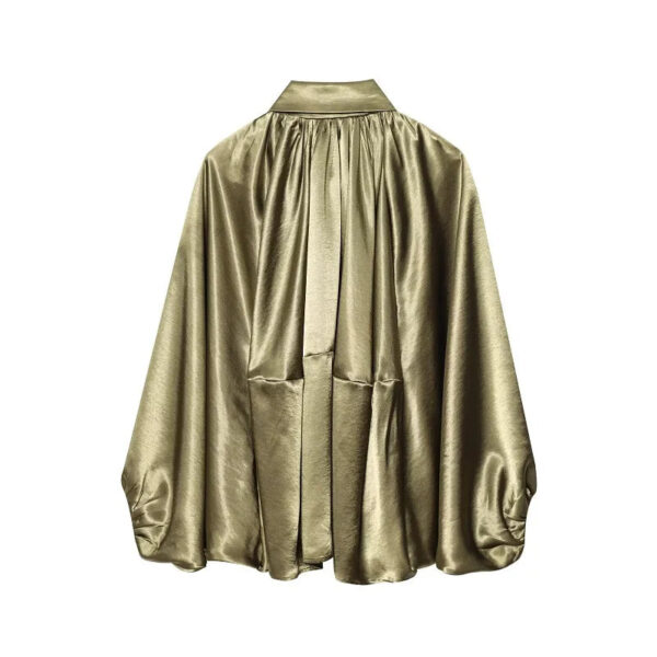 Oversized Ruched High-Street Bomber Jacket