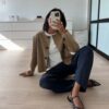 Soft Suede Touch O-Neck Varsity Bomber Jacket