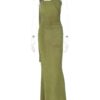 Ruched Halter Bodycon Maxi Dress Ruched Halter Bodycon Maxi Dress